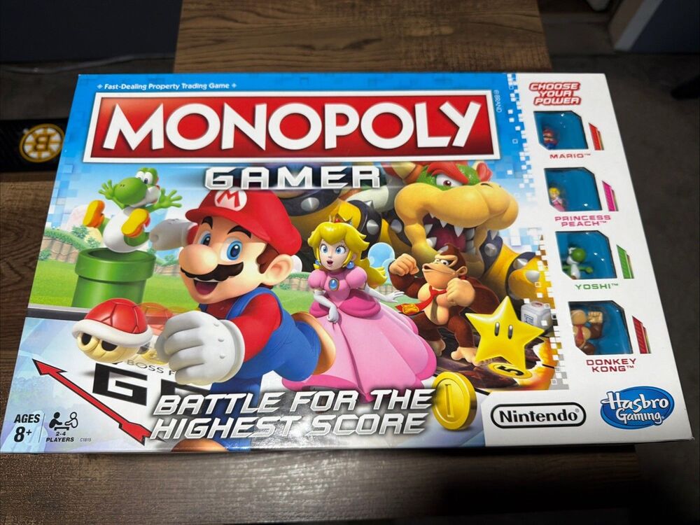 Hasbro Monopoly Gamer Mario Nintendo - Brand New - Sealed